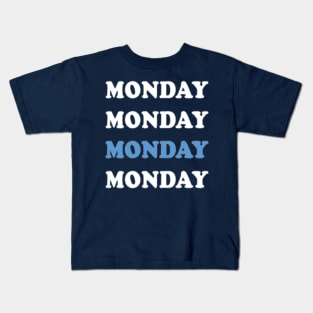 Blue Monday January SAD Observance Kids T-Shirt